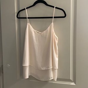 Cream colored tank top